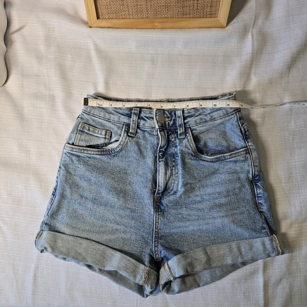 Cotton On High Rise Classic Stretch Women Denim Short - Picture 2 of 8